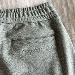 Alexander McQueen tapered grey jogger sweatpants
